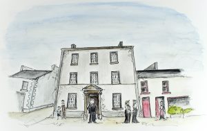 Illustration 'The Old Courthouse' by Gráinne Knox at Inspired by Astrid